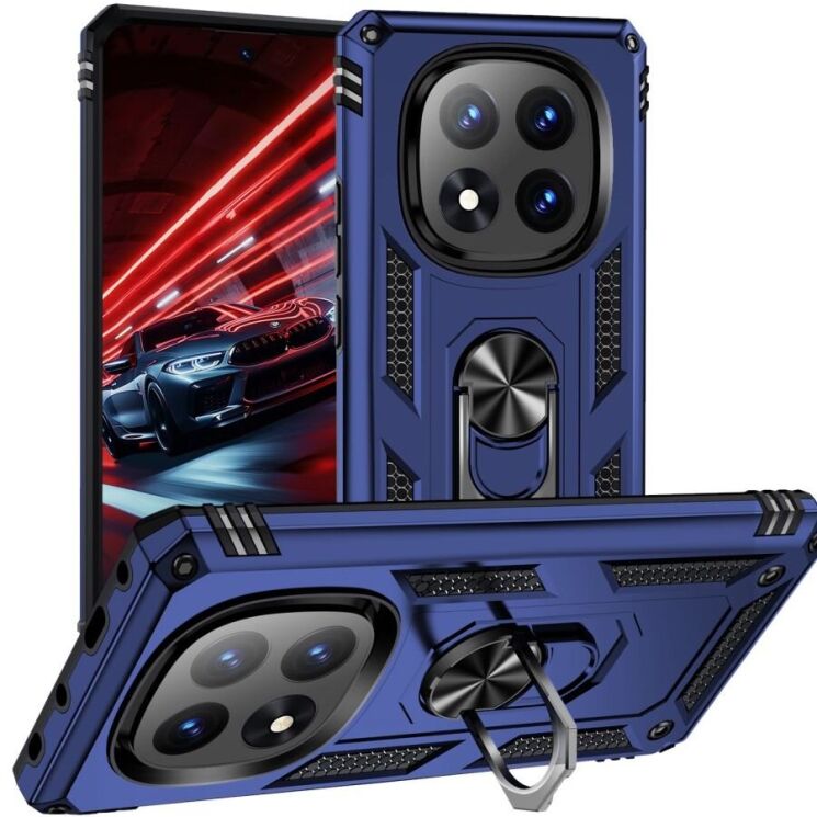 Защитный чехол Deexe Armor Case для Xiaomi Redmi Note 14 Pro 5G / Poco X7 - Blue: фото 1 из 7