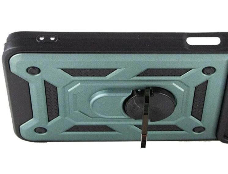 Захисний чохол Deexe Armor Shield для Xiaomi Poco M7 Pro - Green: фото 5 з 6