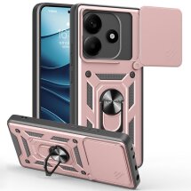 Защитный чехол Deexe Armor Shield для Xiaomi Redmi Note 14 5G - Rose Gold: фото 1 из 8