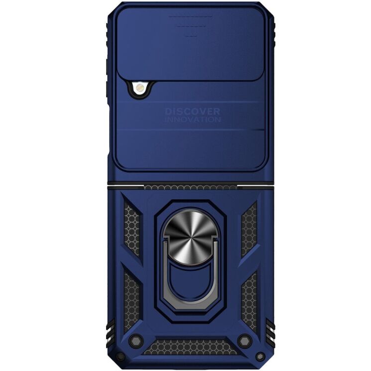 Защитный чехол Deexe Armor Shield (FF) для Samsung Galaxy Flip 4 - Blue: фото 3 из 11