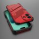 Захисний чохол Deexe Bibercas для Apple iPhone 17 - Red (387230R). Фото 4 з 6