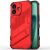 Захисний чохол Deexe Bibercas для Apple iPhone 17 - Red: фото 1 з 6