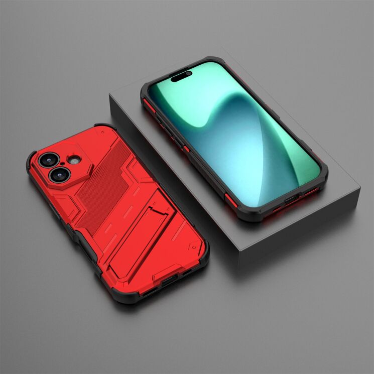 Захисний чохол Deexe Bibercas для Apple iPhone 17 - Red: фото 5 з 6