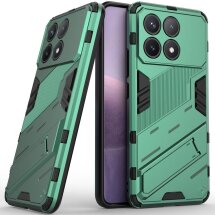 Защитный чехол Deexe Bibercas для Xiaomi Poco F6 Pro - Green: фото 1 из 8