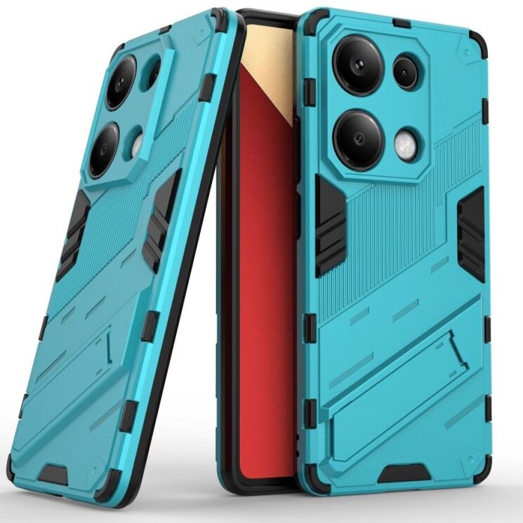 Защитный чехол Deexe Bibercas для Xiaomi Redmi Note 13 Pro 4G / Poco M6 Pro - Baby Blue: фото 1 из 7