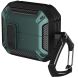 Защитный чехол Deexe Carbon Armor для Samsung Galaxy Buds 3 / Buds 3 Pro - Green (360907G). Фото 1 из 12