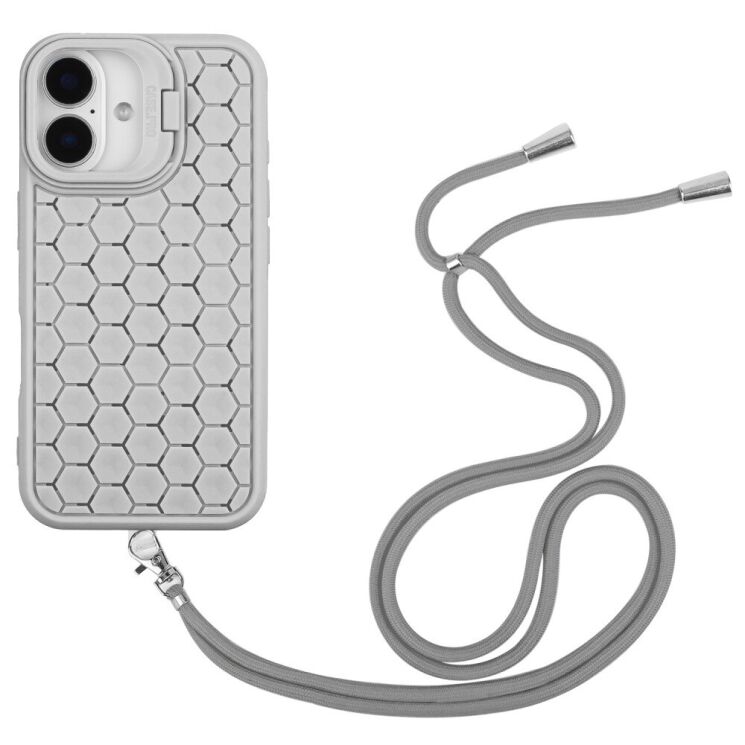 Защитный чехол Deexe CasePro with MagSafe для Apple iPhone 16 - Grey: фото 2 из 5