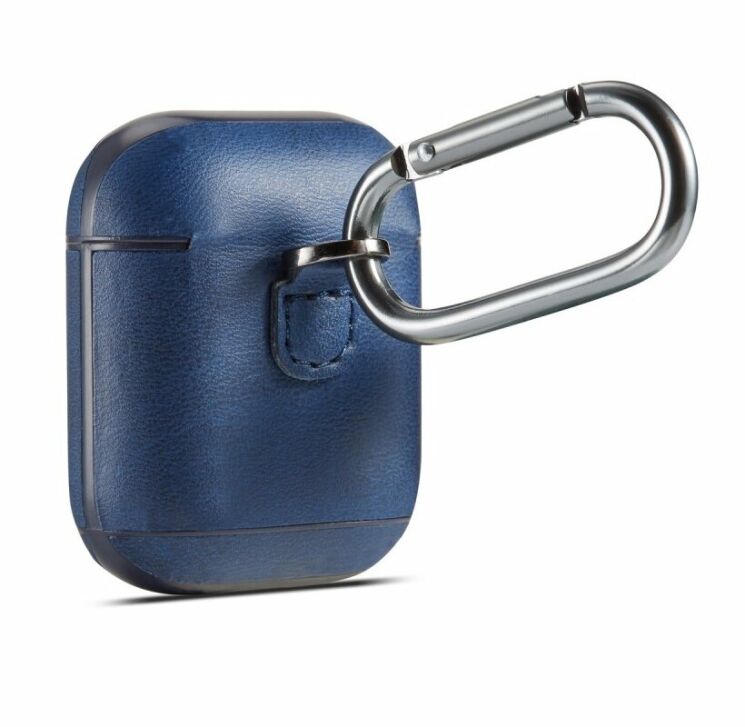 Защитный чехол Deexe Classic Case для Apple AirPods 1 / 2 - Dark Blue: фото 5 из 10