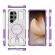 Захисний чохол Deexe Clear Bibercas для Samsung Galaxy S25 Ultra (S938) - Purple (379530V). Фото 6 з 7