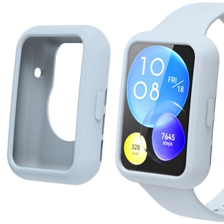 Защитный чехол Deexe Color Frame для Huawei Watch Fit 2 - Baby Blue: фото 1 из 6