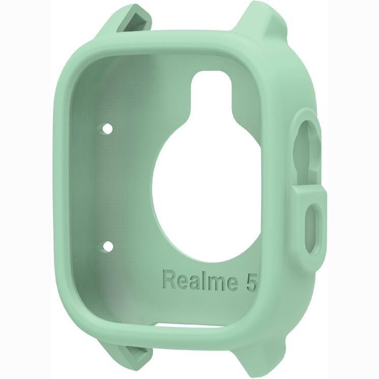 Защитный чехол Deexe Color Frame для Realme Watch 5 - Light Green (402703LG) Защитный чехол Deexe Color Frame для Realme Watch 5 - Light Green: фото 1 из 4