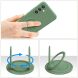 Защитный чехол Deexe Color Shell для Samsung Galaxy S24 FE (S721) - Blackish Green (367595DG). Фото 6 из 7