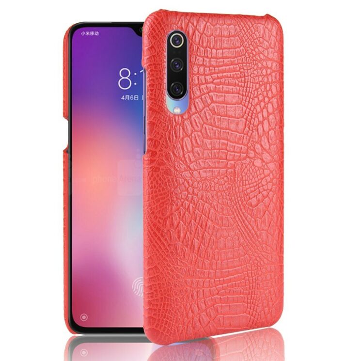 Захисний чохол Deexe Croco Style для Xiaomi Mi CC9 / Mi 9 Lite - Red: фото 1 з 6