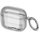 Защитный чехол Deexe Crystal Case для Apple AirPods 4 - Transparent Black (364432H). Фото 1 из 12