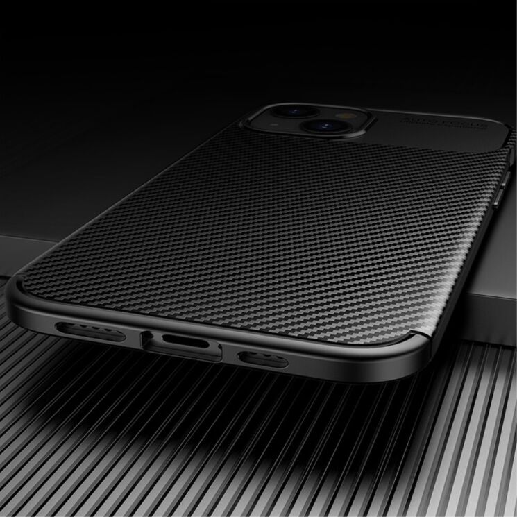 Захисний чохол Deexe Fusion для Apple iPhone 13 - Black: фото 11 з 16