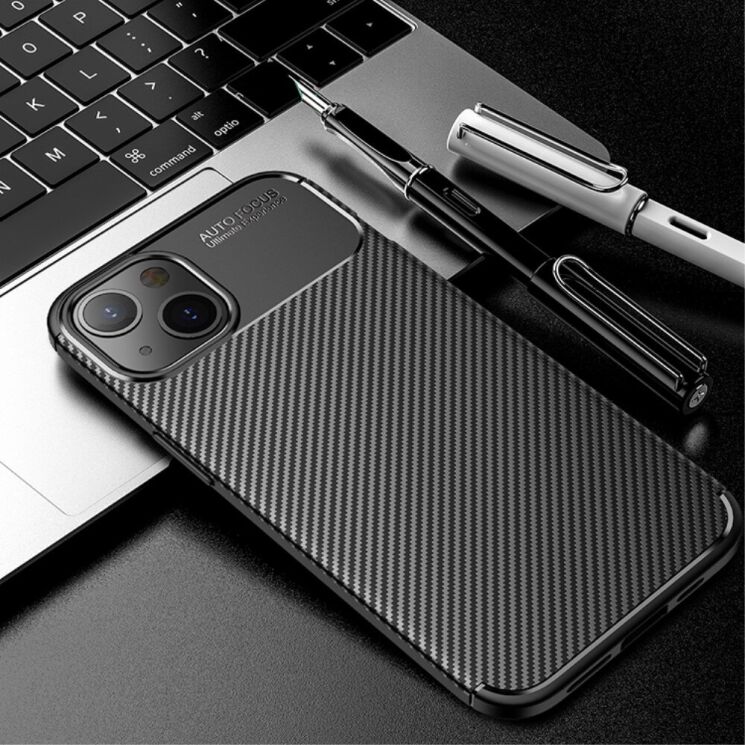 Захисний чохол Deexe Fusion для Apple iPhone 13 - Black: фото 16 з 16