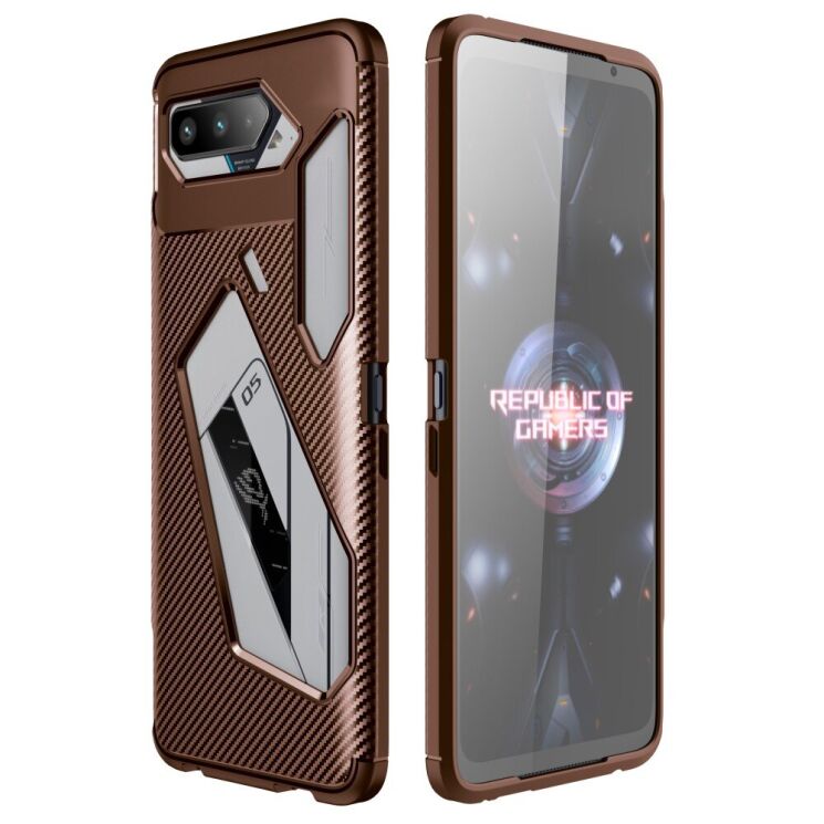 Защитный чехол Deexe Fusion для ASUS ROG Phone 5 - Brown: фото 1 из 3