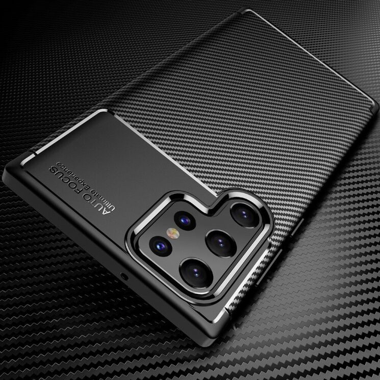 Защитный чехол Deexe Fusion для Samsung Galaxy S22 Ultra (S908) - Black: фото 9 из 14