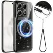 Защитный чехол Deexe Glitter Case with MagSafe для Motorola Edge 70 Pro - Black (412025B)