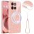 Захисний чохол Deexe Glitter Case with MagSafe для Motorola Moto G17 Power / G15 Power / G15 - Pink: фото 1 з 7