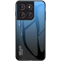 Захисний чохол Deexe Gradient Color для Motorola Edge 60 Pro - Blue / Black: фото 1 з 9