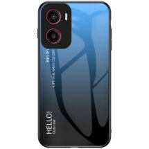 Защитный чехол Deexe Gradient Color для Motorola Moto G05 - Blue / Black: фото 1 из 11
