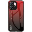 Захисний чохол Deexe Gradient Color для OPPO Reno 14 F/FS - Red / Black (388308RB)