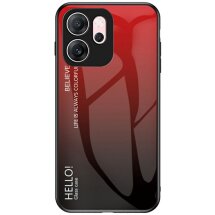 Захисний чохол Deexe Gradient Color для OPPO Reno 14 F/FS - Red / Black: фото 1 з 6