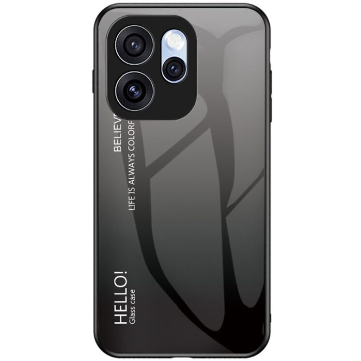 Защитный чехол Deexe Gradient Color для OPPO Reno 15 Pro - Black / Grey: фото 1 из 8