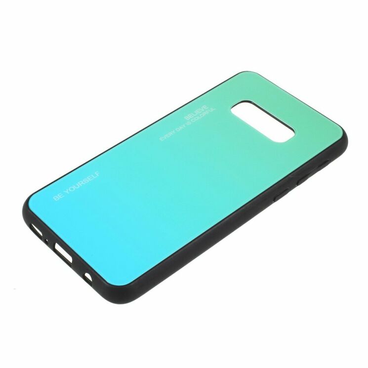 Защитный чехол Deexe Gradient Color для Samsung Galaxy S10e (G970) - Cyan / Blue: фото 2 из 3