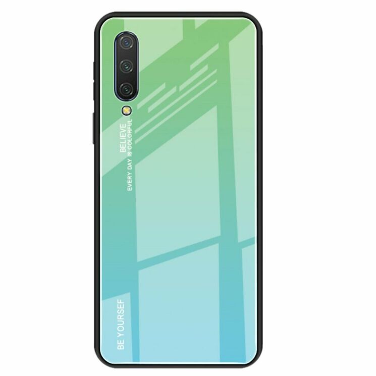 Захисний чохол Deexe Gradient Color для Xiaomi Mi CC9 / Mi 9 Lite - Cyan / Blue: фото 1 з 14