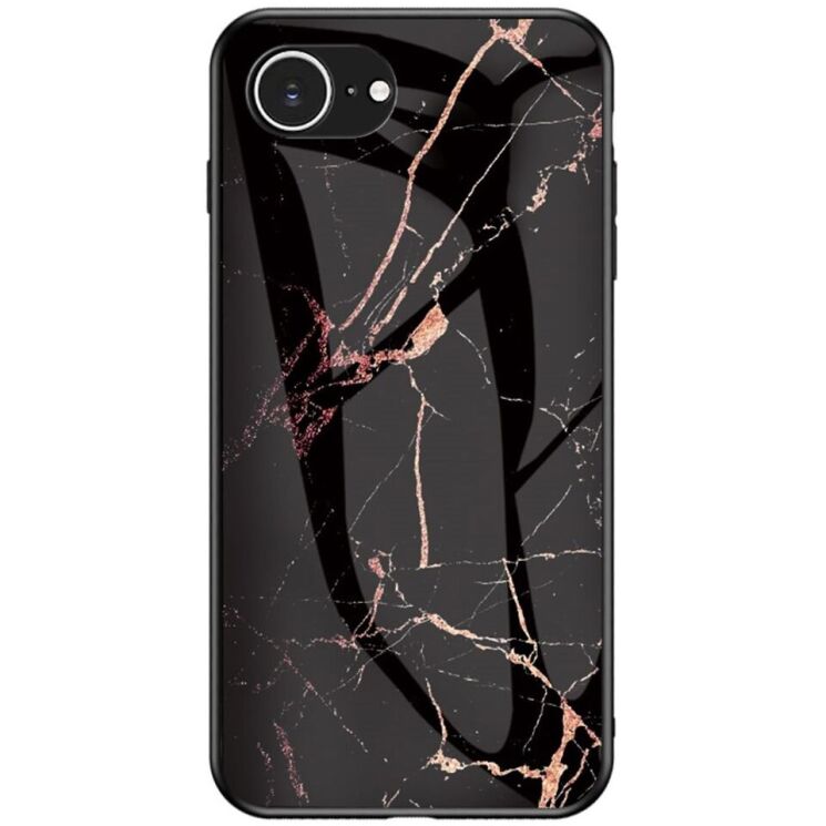 Захисний чохол Deexe Gradient Pattern для Apple iPhone 16e - Gold / Black: фото 1 з 12