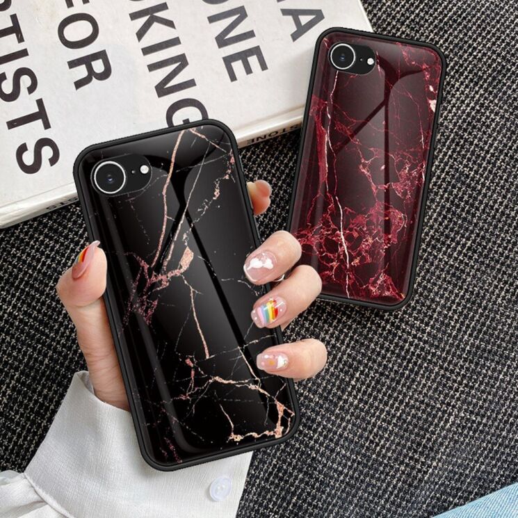 Захисний чохол Deexe Gradient Pattern для Apple iPhone 16e - Gold / Black: фото 6 з 12