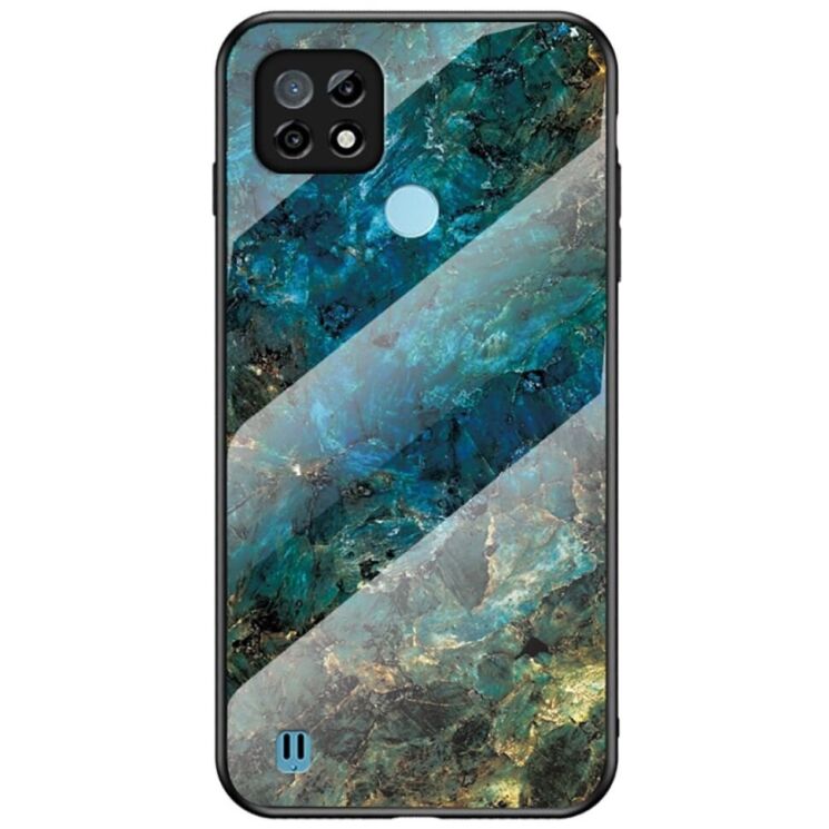 Чохол з малюнком Deexe Gradient Pattern для Realme C21 - Emerald: фото 1 з 8