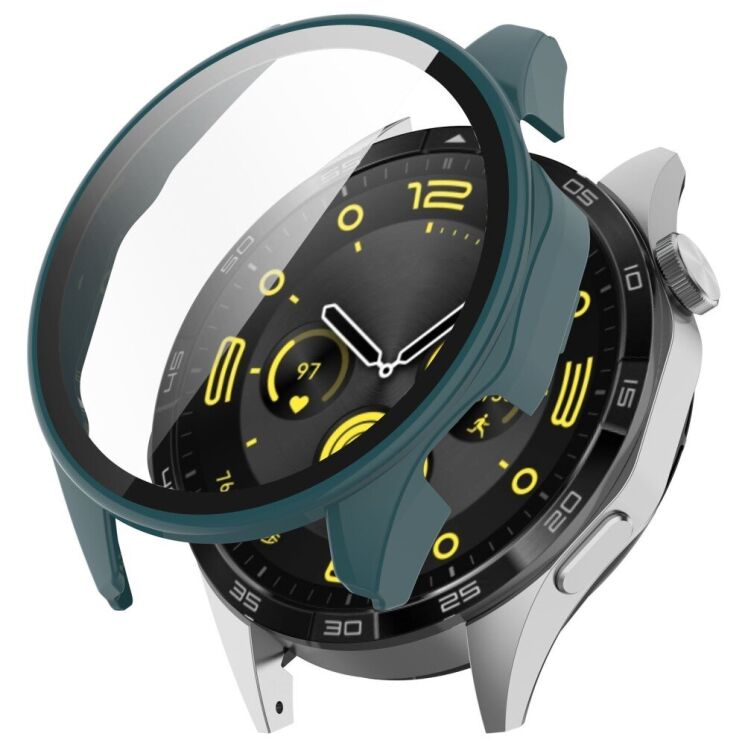 Защитный чехол Deexe Hard Frame для Huawei Watch GT 4 (46mm) - Pine Needle Green: фото 1 из 3
