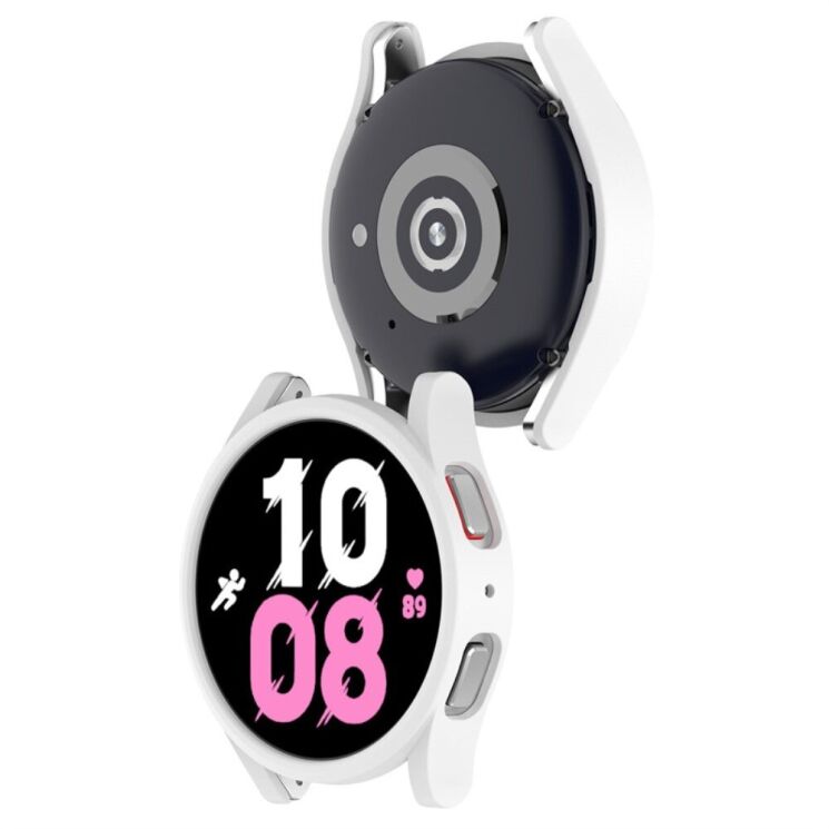 Захисний чохол Deexe Hard Frame для Samsung Galaxy Watch 4 / 5 (40mm) - White: фото 3 з 7