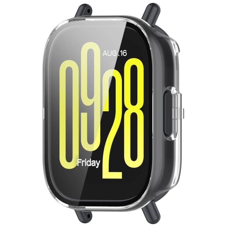 Защитный чехол Deexe Hard Frame для Xiaomi Redmi Watch 5 Lite - Transparent: фото 5 из 6