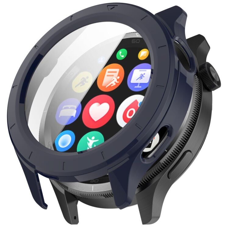 Защитный чехол Deexe Hard Frame для Xiaomi Watch S4 - Dark Blue: фото 1 из 7