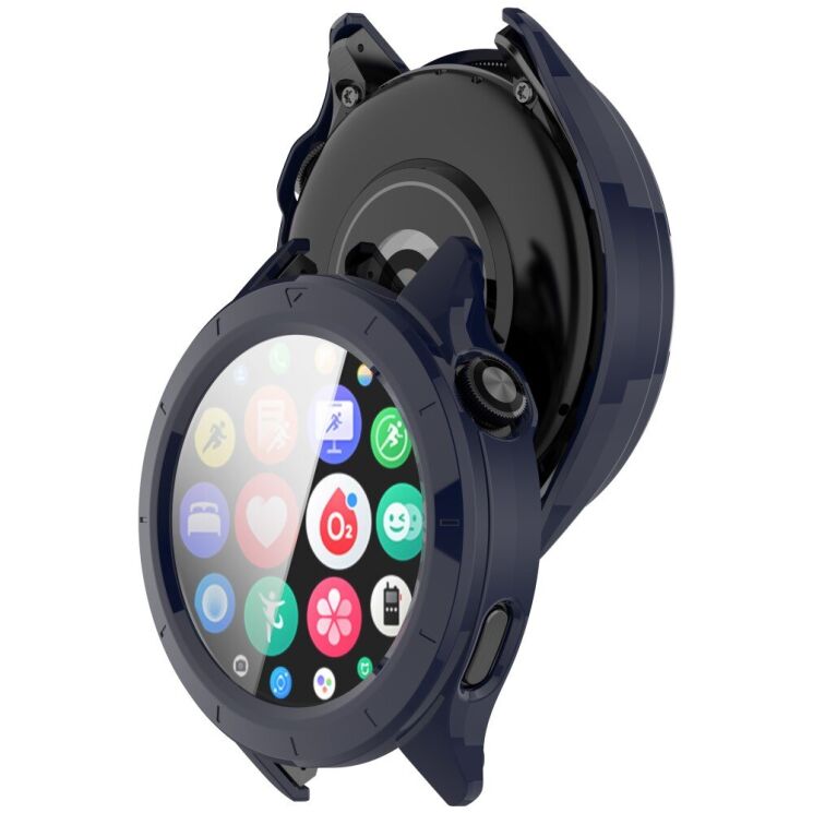 Защитный чехол Deexe Hard Frame для Xiaomi Watch S4 - Dark Blue: фото 6 из 7
