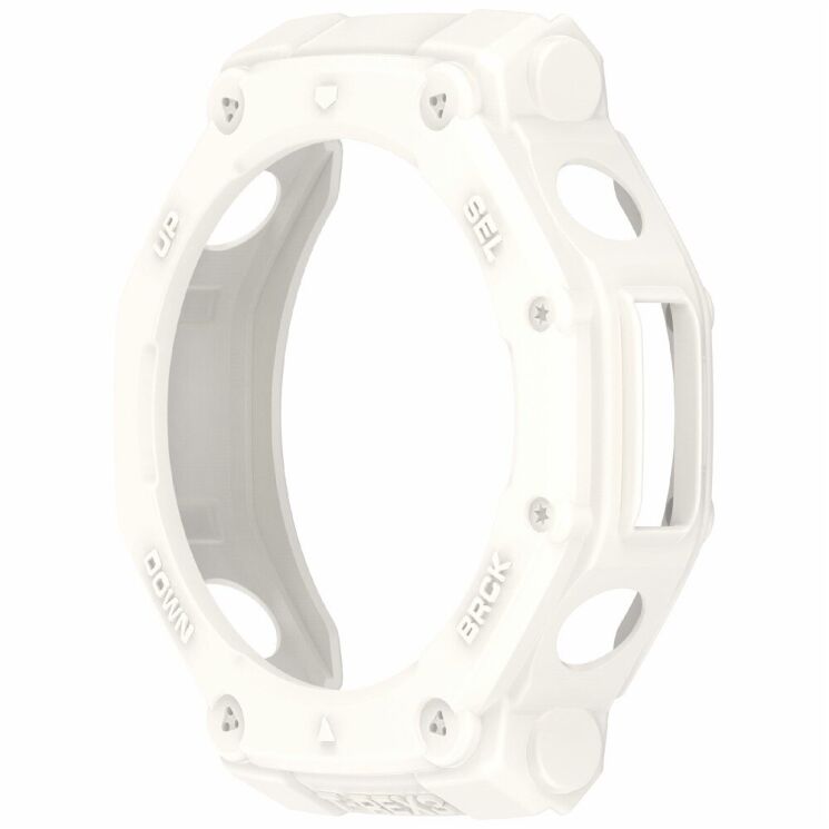 Защитный чехол Deexe Hollow Cover для Xiaomi Amazfit T-ReX 3 - Ivory White: фото 4 из 6