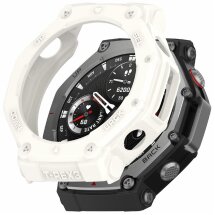 Защитный чехол Deexe Hollow Cover для Xiaomi Amazfit T-ReX 3 - Ivory White: фото 1 из 6