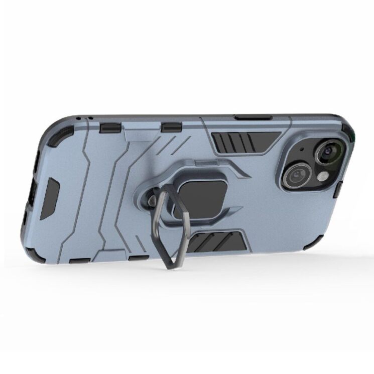 Защитный чехол Deexe Hybrid Case для Apple iPhone 15 - Blue: фото 4 из 7