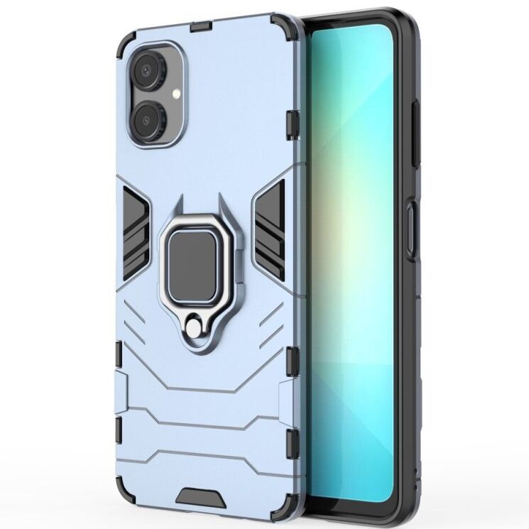Защитный чехол Deexe Hybrid Case для Samsung Galaxy A06 (A065) - Blue: фото 1 из 6