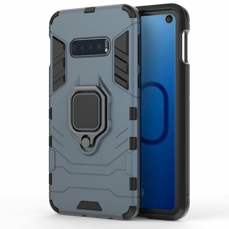 Захисний чохол Deexe Hybrid Case для Samsung Galaxy S10 Lite (G770) - Blue: фото 2 з 6