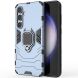Защитный чехол Deexe Hybrid Case для Samsung Galaxy S24 FE (S721) - Blue (367516L). Фото 2 из 6