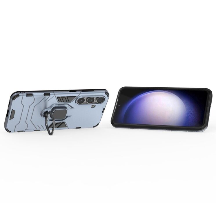 Защитный чехол Deexe Hybrid Case для Samsung Galaxy S24 FE (S721) - Blue: фото 3 из 6