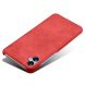 Защитный чехол Deexe Leather Back Cover для Samsung Galaxy A05 (A055) - Red (340455R). Фото 3 из 4