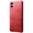 Защитный чехол Deexe Leather Back Cover для Samsung Galaxy A05 (A055) - Red (340455R)