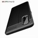 Силиконовый (TPU) чехол Deexe Leather Cover для OPPO Find X2 - Black (265903B). Фото 5 из 11