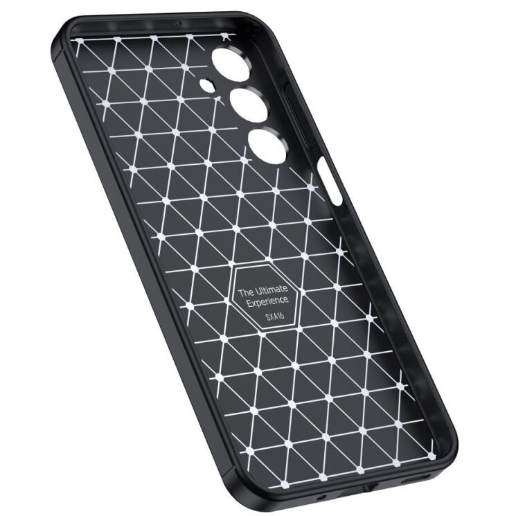 Защитный чехол Deexe Leather Cover для Samsung Galaxy A16 (A165) - Black: фото 3 из 13